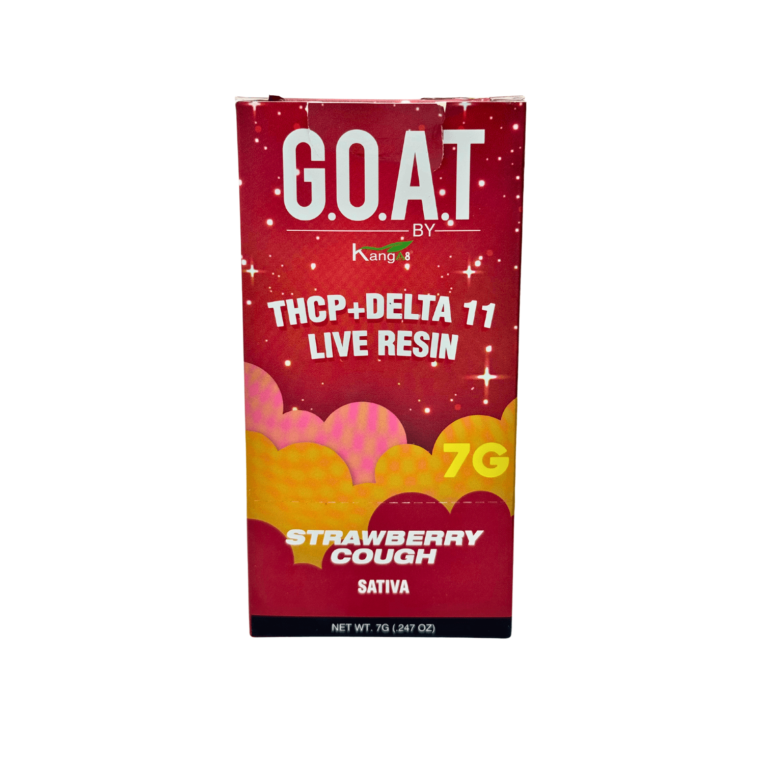 G.O.A.T. 7G THCP Live Resin Disposable (Case)